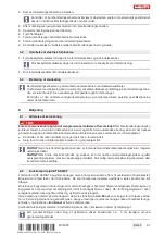 Предварительный просмотр 101 страницы Hilti DD AF-CA Original Operating Instructions