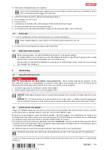 Предварительный просмотр 113 страницы Hilti DD AF-CA Original Operating Instructions