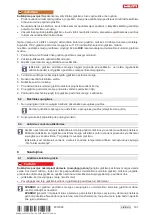 Предварительный просмотр 171 страницы Hilti DD AF-CA Original Operating Instructions