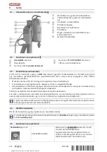 Предварительный просмотр 218 страницы Hilti DD AF-CA Original Operating Instructions