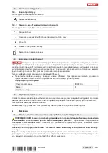 Предварительный просмотр 265 страницы Hilti DD AF-CA Original Operating Instructions