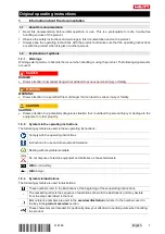 Preview for 5 page of Hilti DD VP-U Original Operating Instructions