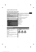 Preview for 4 page of Hilti DD110-D Operating Instructions Manual