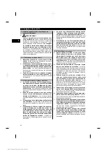 Preview for 23 page of Hilti DD110-D Operating Instructions Manual