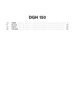 Preview for 4 page of Hilti DGH 150 Manual