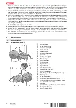 Предварительный просмотр 14 страницы Hilti DSH 700-X Original Operating Instructions