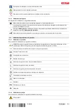 Предварительный просмотр 111 страницы Hilti DSH 700-X Original Operating Instructions