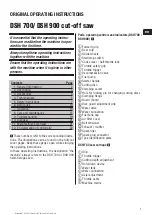 Preview for 8 page of Hilti DSH 700 Operating Instructions Manual