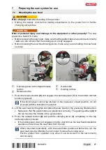 Предварительный просмотр 31 страницы Hilti DST 10-CA Operating Instructions Manual