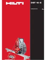 Hilti DST 10-E Operating Instruction предпросмотр