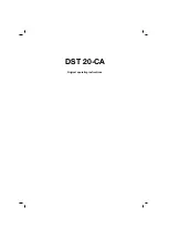 Предварительный просмотр 3 страницы Hilti DST 20-CA Original Operating Instructions