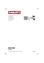 Предварительный просмотр 52 страницы Hilti DST 20-CA Original Operating Instructions