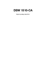 Preview for 3 page of Hilti DSW 1510-CA Manual