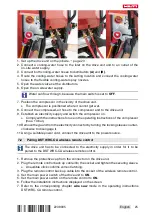 Предварительный просмотр 29 страницы Hilti DSW 1510-CA Manual