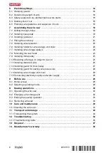 Preview for 6 page of Hilti DSW 2005-TS Manual