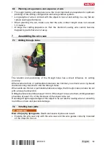 Предварительный просмотр 23 страницы Hilti DSW 2005-TS Manual