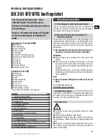 Предварительный просмотр 34 страницы Hilti DX 351 BT Operating Instructions Manual