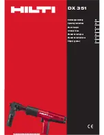 Hilti DX 351 BTG Original Operating Instructions предпросмотр