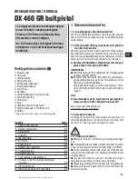 Предварительный просмотр 88 страницы Hilti DX 460 GR Operating Instructions Manual