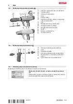 Предварительный просмотр 169 страницы Hilti DX 6 Series Original Operating Instructions