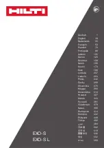 Hilti EXO-S Original Operating Instructions preview