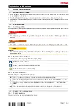 Предварительный просмотр 263 страницы Hilti EXO-S Original Operating Instructions