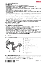 Предварительный просмотр 139 страницы Hilti GTB 6X-A22 Original Operating Instructions