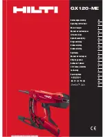 Hilti GX 120-ME Operating Instructions Manual preview