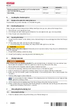 Preview for 12 page of Hilti GX-IE Operating Instructions Manual