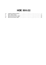 Preview for 7 page of Hilti HDE 500-22 Original Operating Instruction