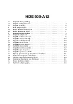 Предварительный просмотр 7 страницы Hilti HDE 500--A12 Manual