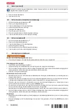 Preview for 42 page of Hilti HDE 500--A12 Manual