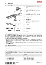 Preview for 121 page of Hilti HDE 500--A12 Manual