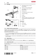 Предварительный просмотр 145 страницы Hilti HDE 500--A12 Manual