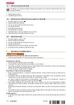 Preview for 160 page of Hilti HDE 500--A12 Manual