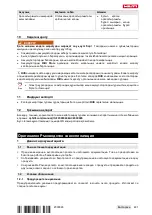 Preview for 249 page of Hilti HDE 500--A12 Manual