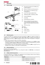 Предварительный просмотр 280 страницы Hilti HDE 500--A12 Manual