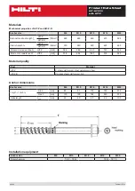 Preview for 3 page of Hilti HIT-HY 200 HIT-Z Product Data Sheet