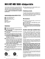 Предварительный просмотр 7 страницы Hilti HIT-MD 1000 Operating Instructions Manual