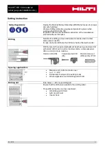 Preview for 3 page of Hilti HIT-RE 100 Manual