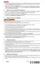 Preview for 6 page of Hilti Li-Ion Akku Instructions For Safety, Use And Maintenance