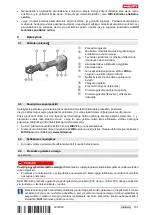 Preview for 161 page of Hilti NCR 060 II-A22 Original Operating Instructions