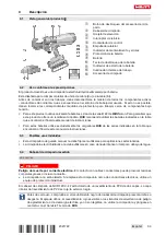 Предварительный просмотр 37 страницы Hilti NCR 120-22 Original Operating Instructions