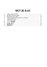 Preview for 4 page of Hilti NCT 25 S-22 Manual