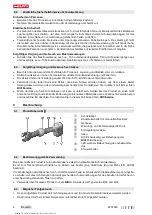 Предварительный просмотр 10 страницы Hilti NCT IS 025-A22 Original Operating Instructions