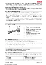 Предварительный просмотр 125 страницы Hilti NCT IS 025-A22 Original Operating Instructions