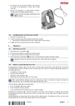 Предварительный просмотр 13 страницы Hilti NCV 4-22 Operating Instructions Manual