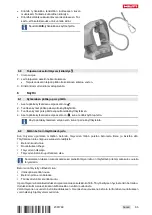 Предварительный просмотр 69 страницы Hilti NCV 4-22 Operating Instructions Manual