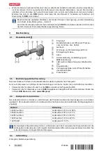 Preview for 10 page of Hilti NPR 019 IE-A22 Original Operating Instructions