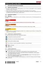 Предварительный просмотр 17 страницы Hilti NPR 019 IE-A22 Original Operating Instructions